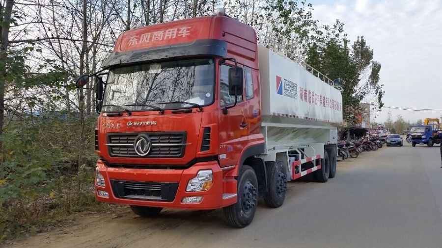 天錦三軸CLW5311ZSLD5型散裝飼料運(yùn)輸車