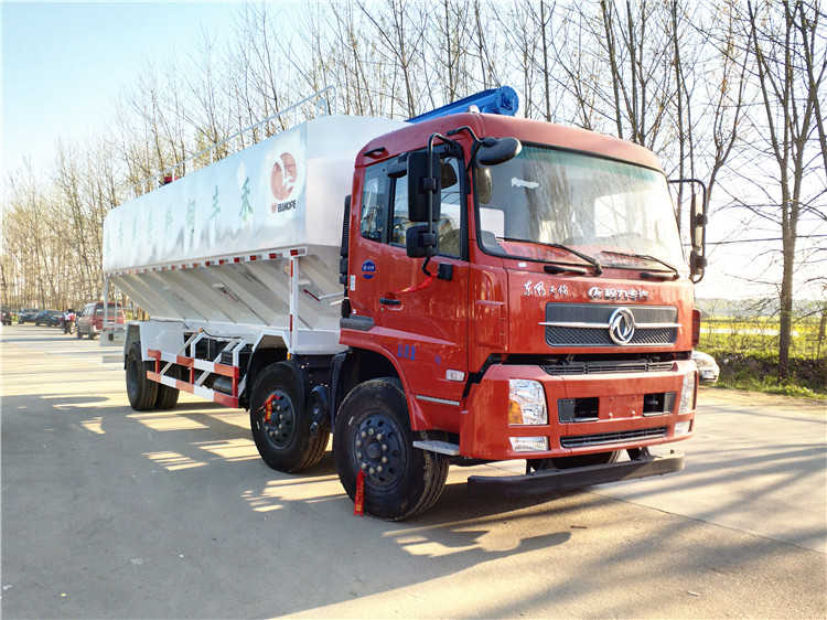 天錦三軸30立方散裝飼料運(yùn)輸車
