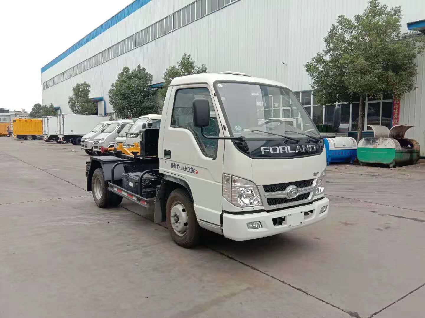 福田時(shí)代（4立方）勾臂垃圾車