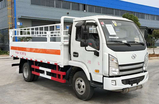 依維柯躍進4.2米藍牌氣瓶運輸車