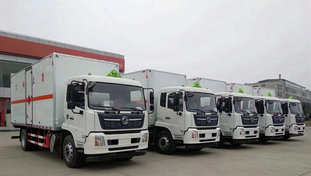 東風天錦國六氣體廂危險品車