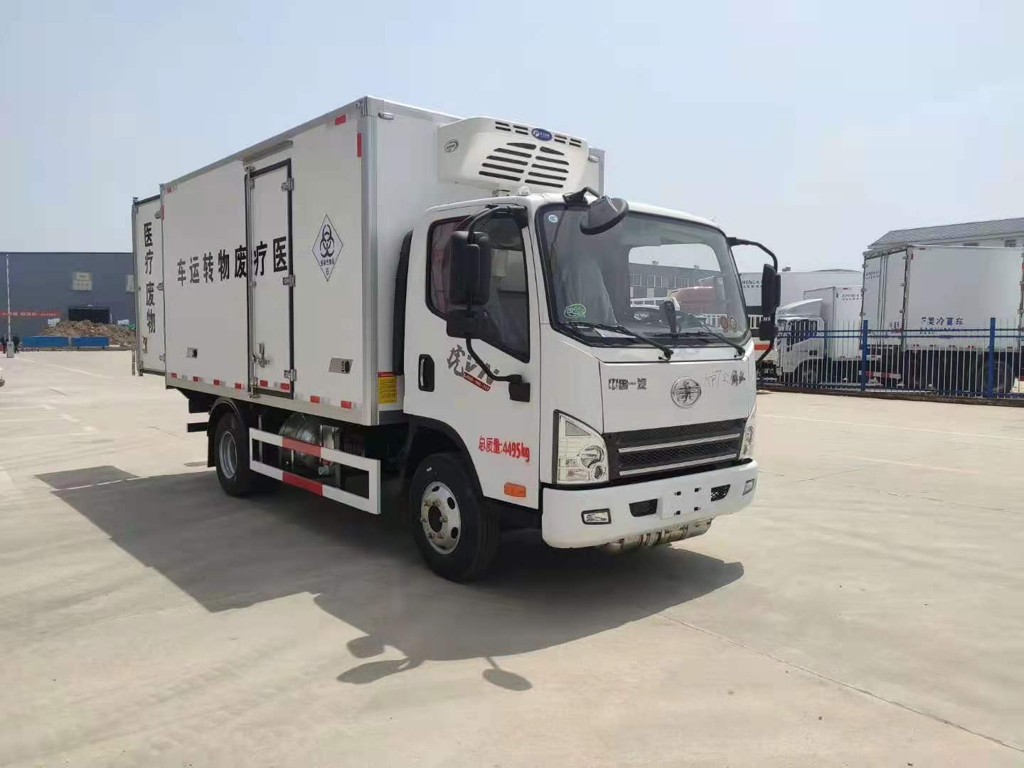 解放藍牌國六醫(yī)療廢物轉(zhuǎn)運車