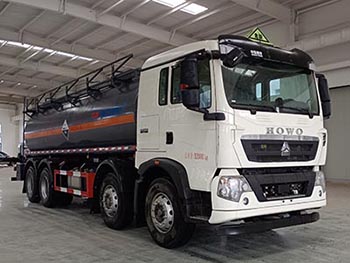 程力牌CL5320GFWZ6型腐蝕性物品罐式運輸車