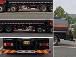 程力牌CL5320GFWC6型腐蝕性物品罐式運輸車