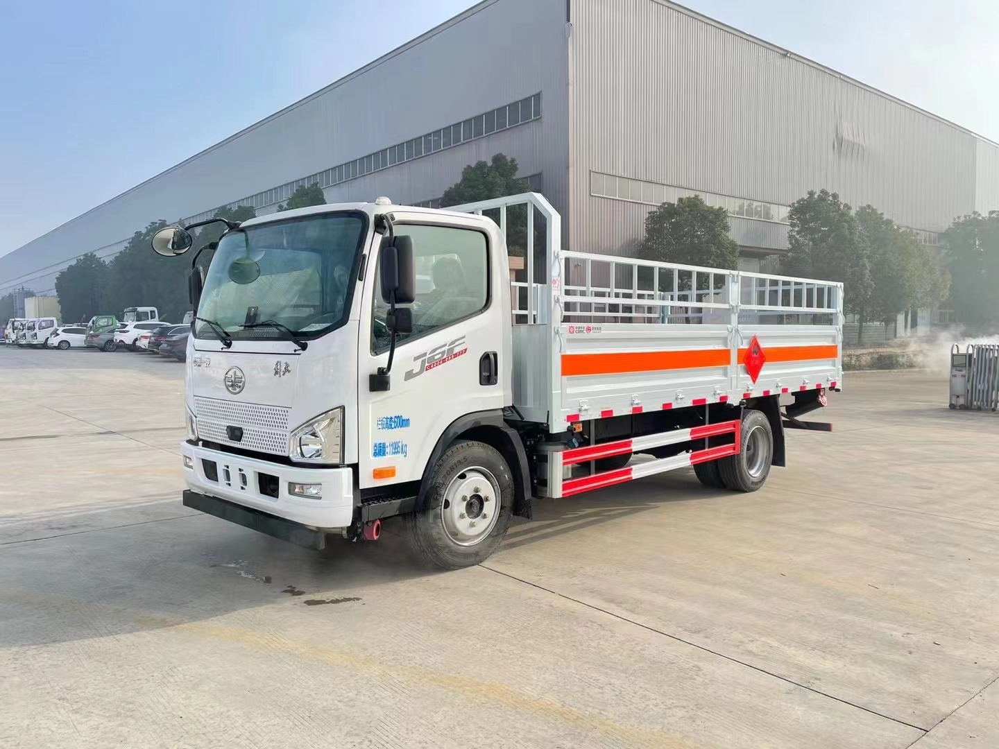 解放5.2米氣瓶運輸車/7.55噸