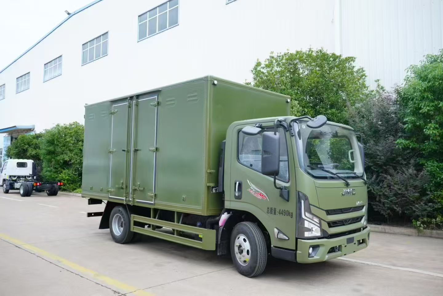 江鈴凱運綠色國六易燃氣體廂式車