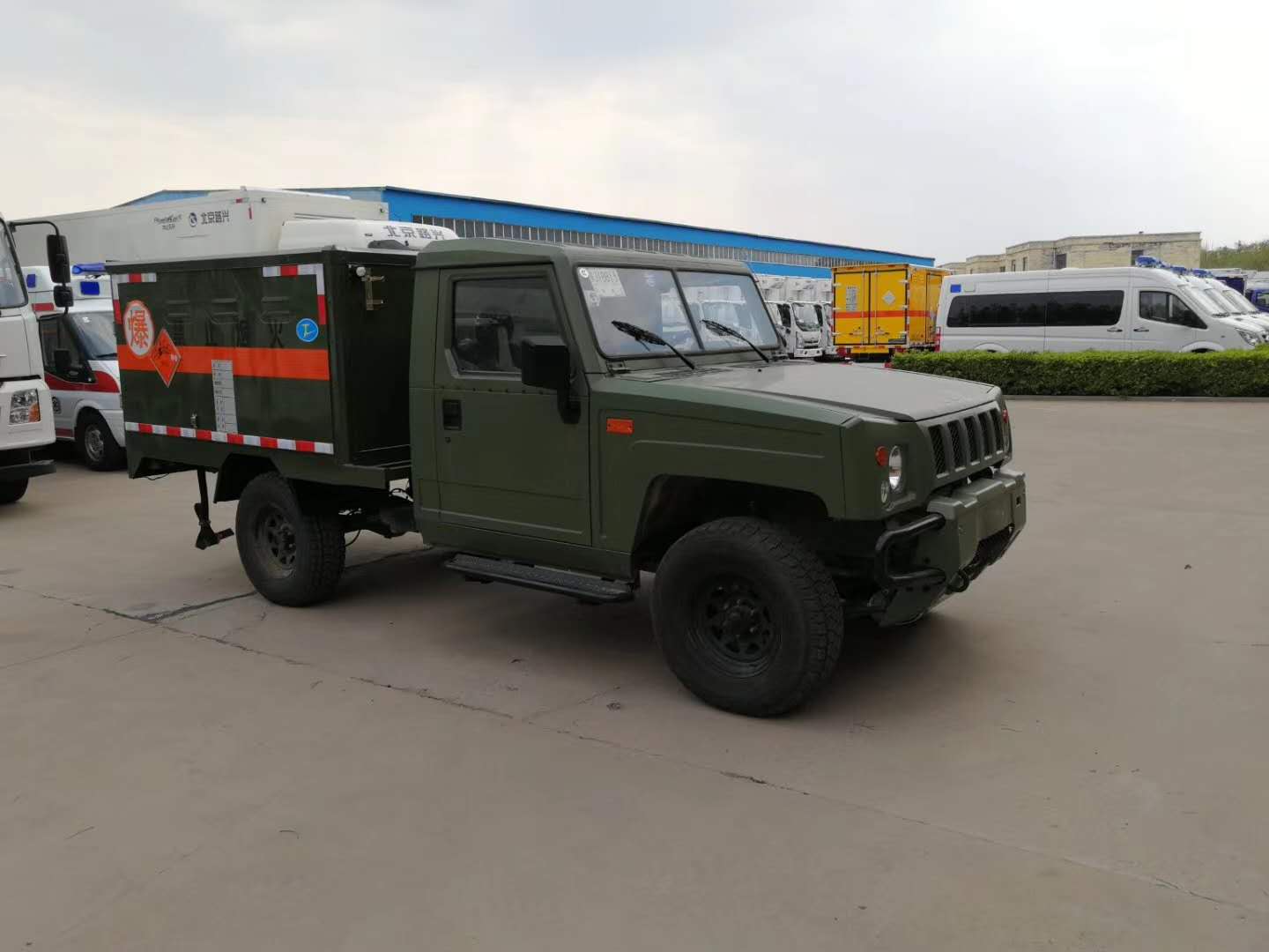 雙排帶礦安標識防爆車