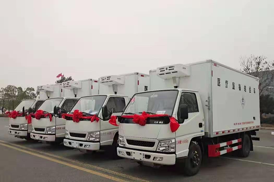 四川郭總批量采購江鈴醫療廢物轉運車