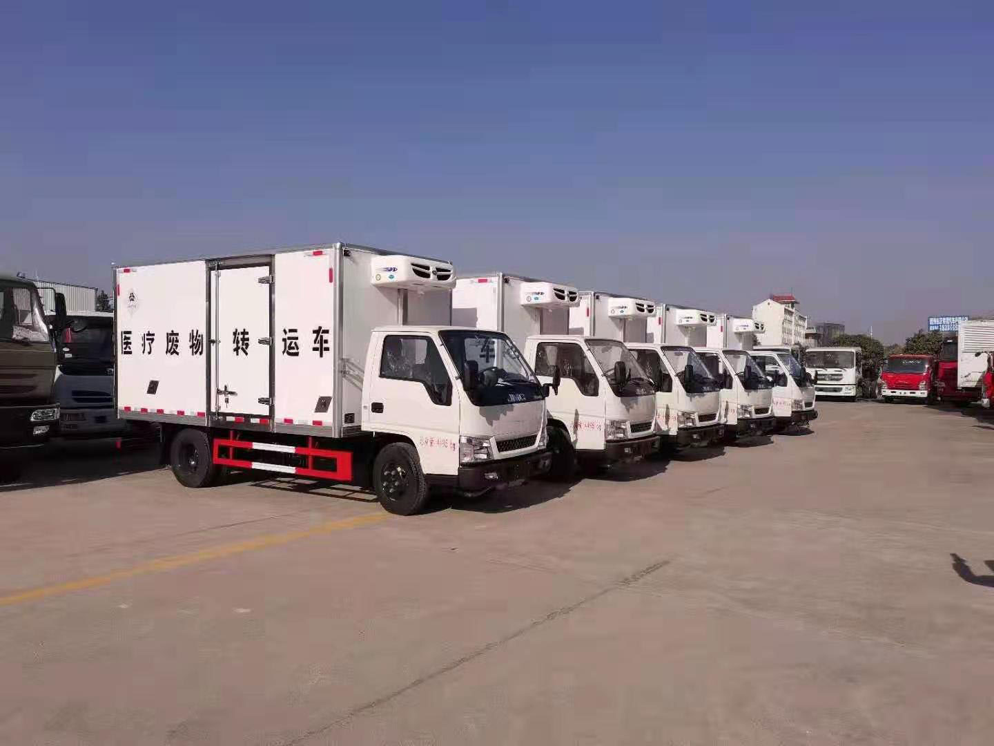 四川李總批量采購江鈴醫療廢物轉運車