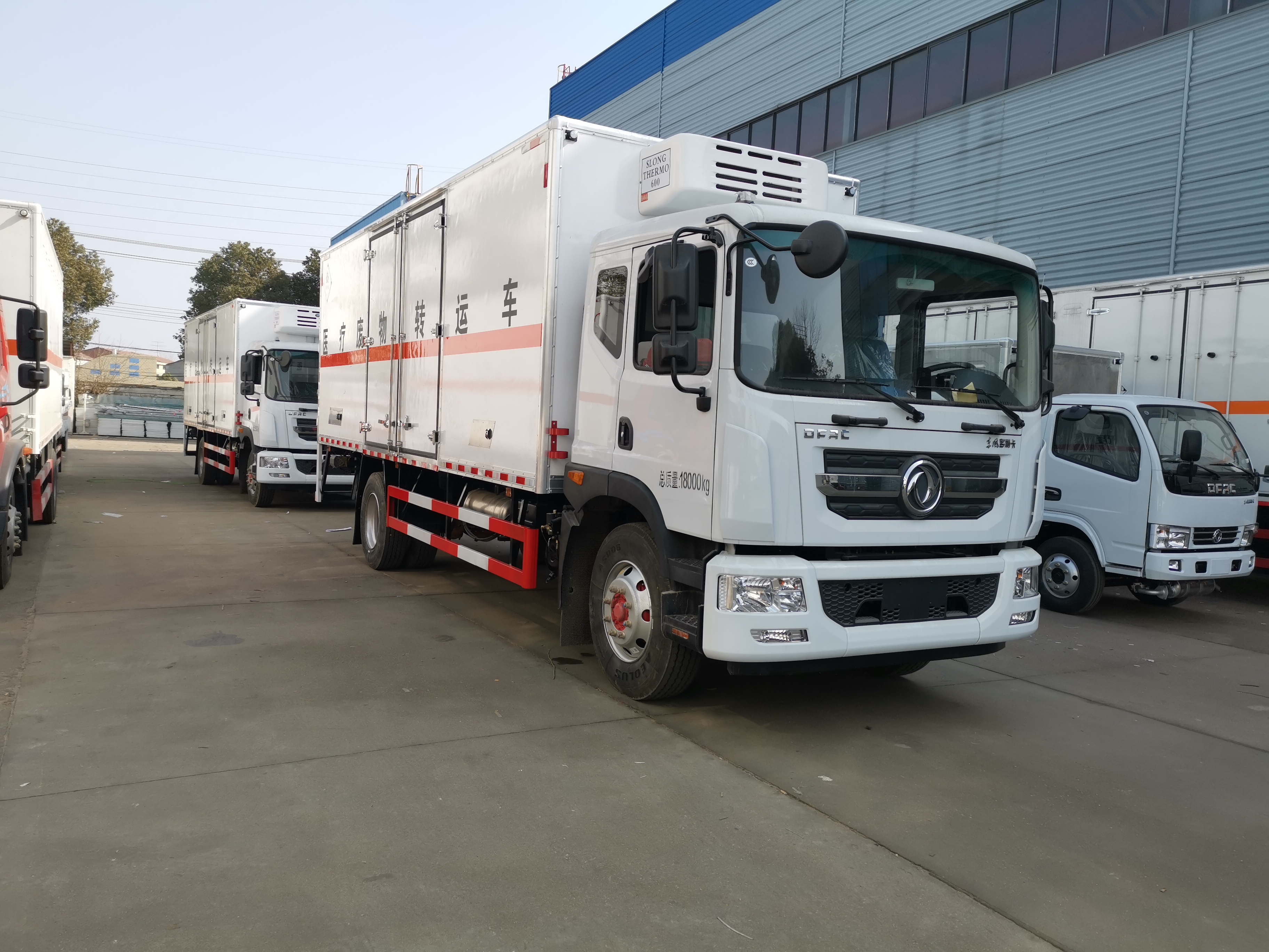 黑龍江任總訂購兩臺東風D9國六醫療廢物轉運車