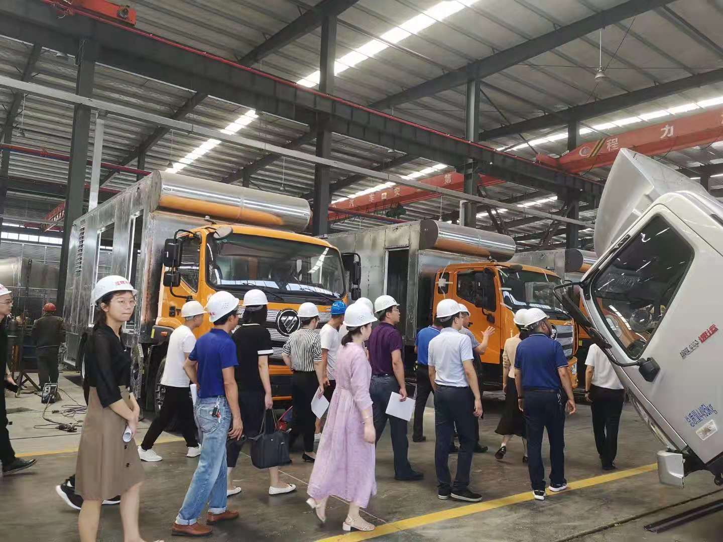 共青團省委陳書記一行來程力集團考察工作