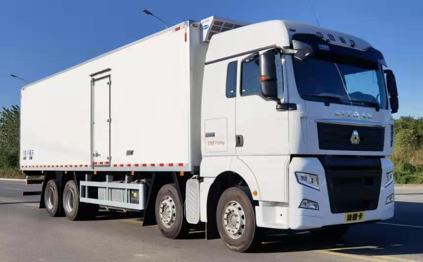 汕德卡4橋氣囊G7國六440馬力冷藏車