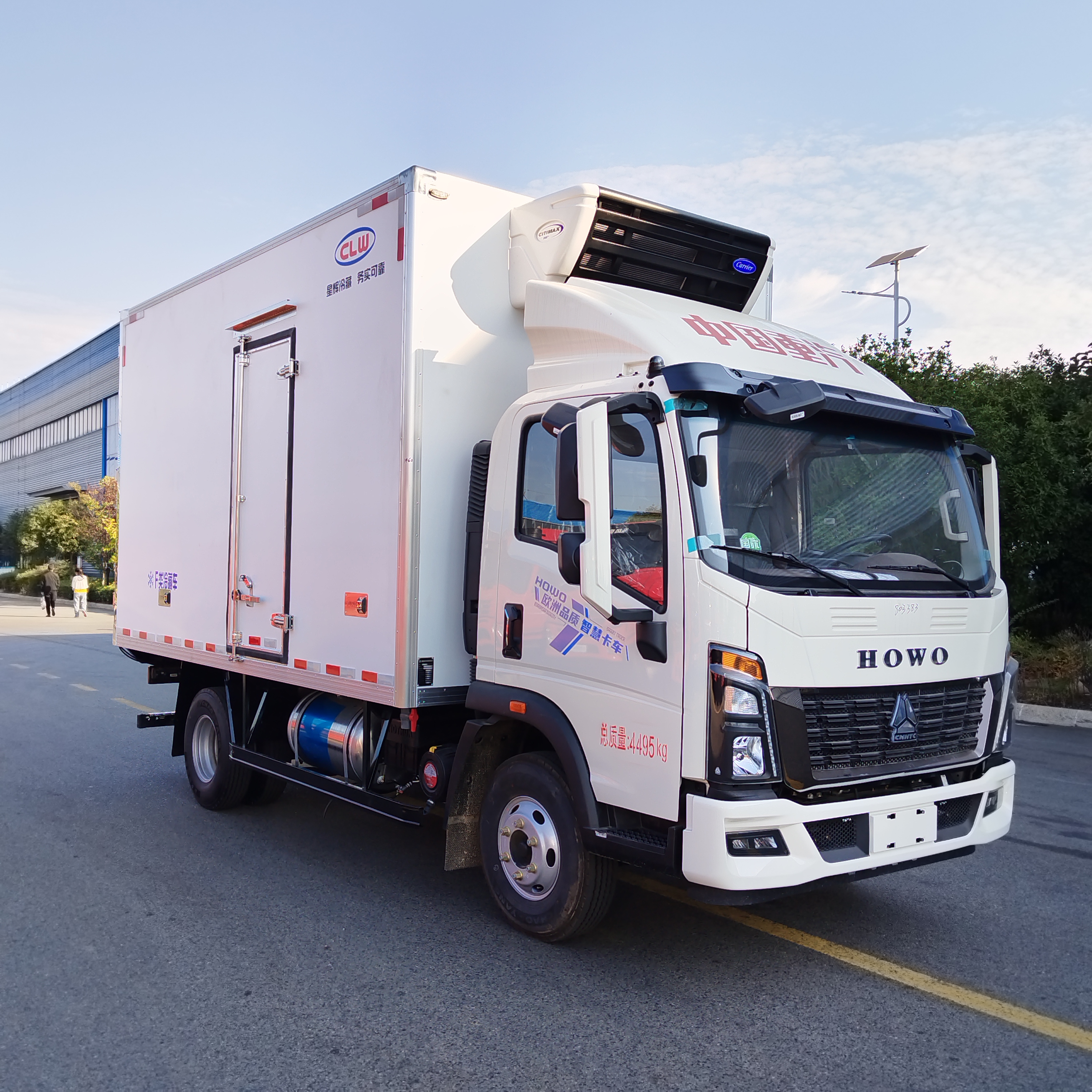 重汽統帥T5國六藍牌寬體冷藏車