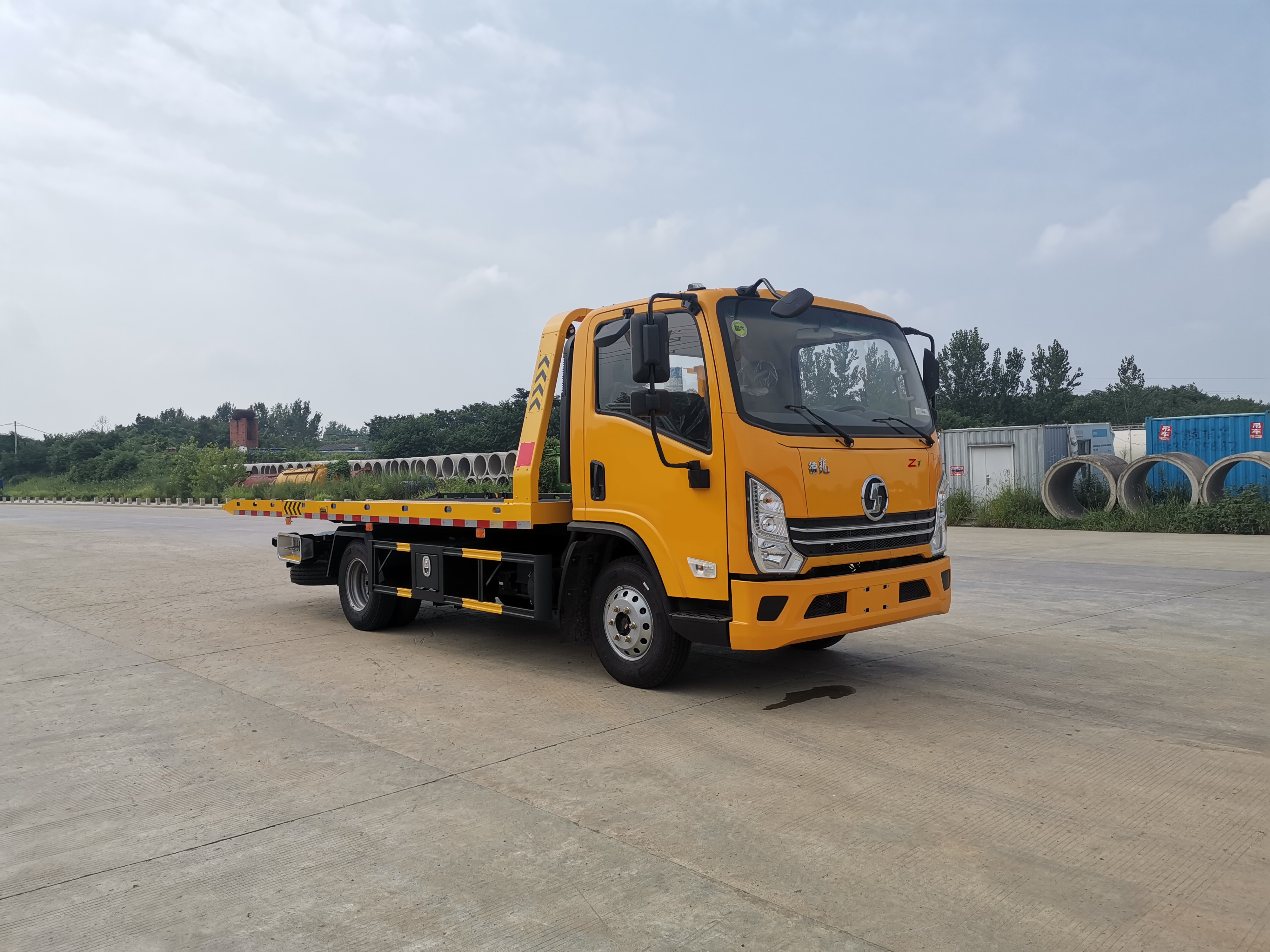 陜汽濰柴Z1 3600mm軸距藍(lán)牌清障車