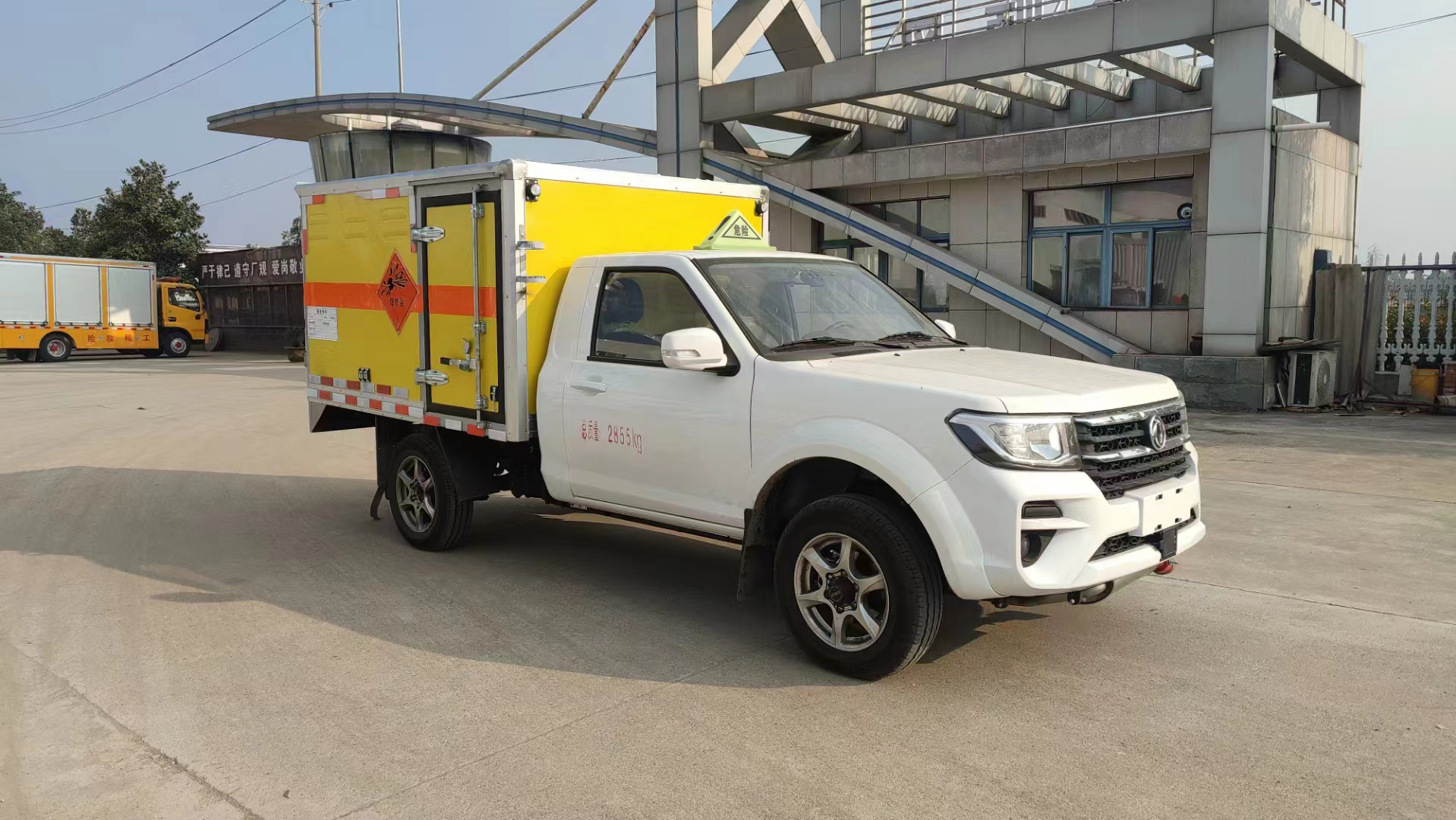 皮卡新款防爆車上市——東風日產(chǎn)民爆器材運輸車