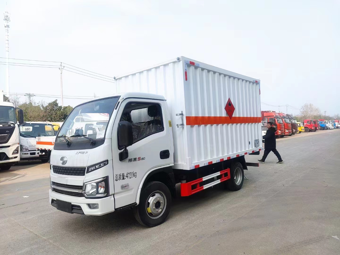 小型柴油性價比車型——躍進柴油國六危險品車