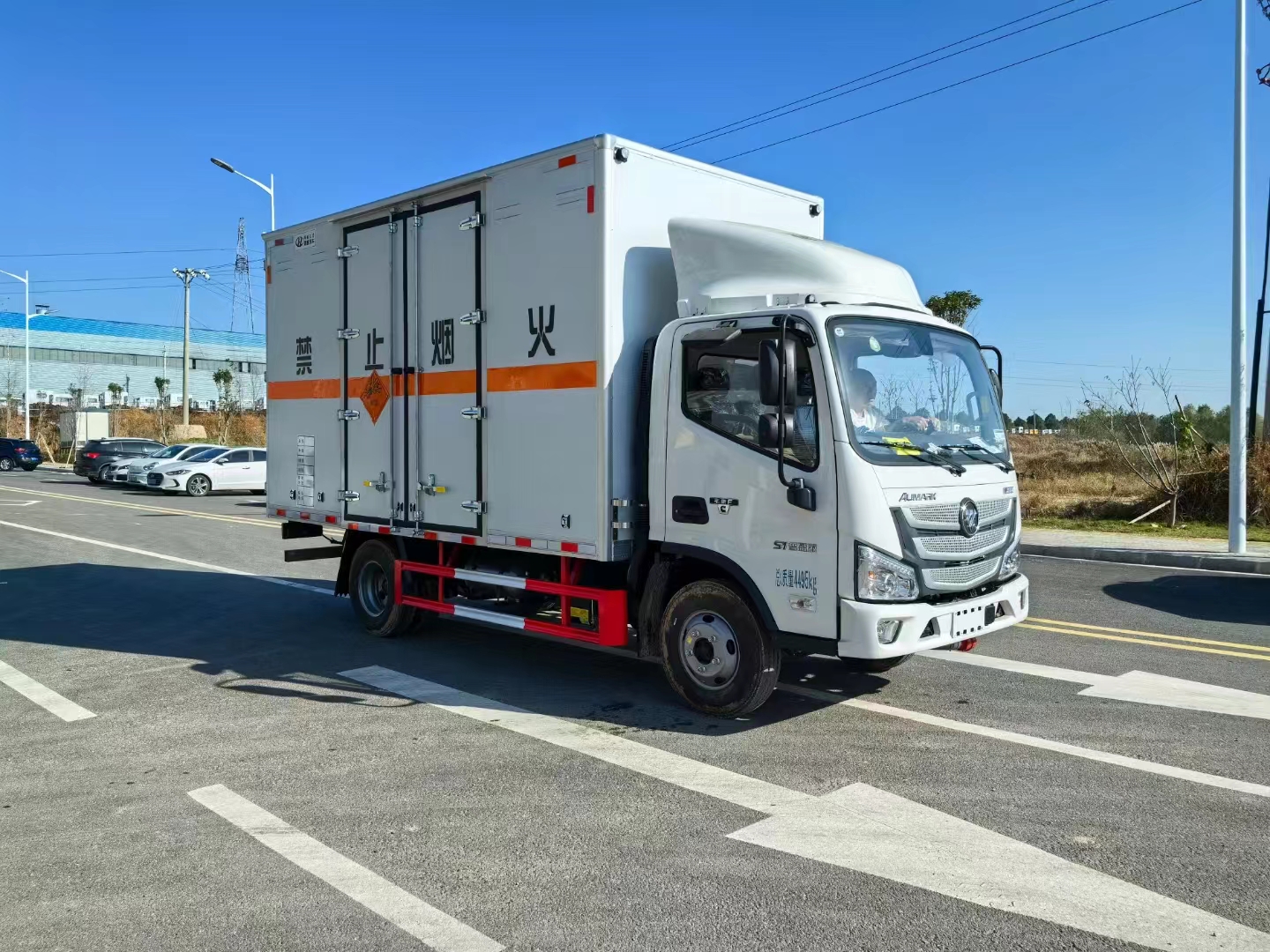 福田歐馬可國六帶導流罩危爆車